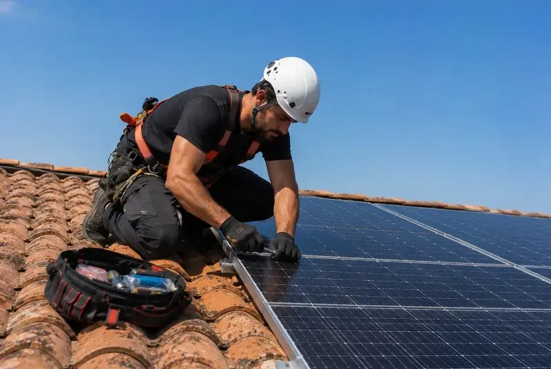 Maintenance et monitoring de panneaux solaires à Mazeray